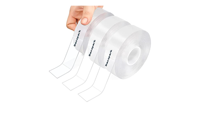 Double Sided Tape Heavy Duty(3 Roll, Total 50 ft/ 600″)Multipurpose  Removable Nano Mounting Tape Reusable Traceless Tape Strong Fixing Tape  Strips for Adhesive Paste Picture Poster Carpet (1.18″X50ft) - Coupon  Codes, Promo